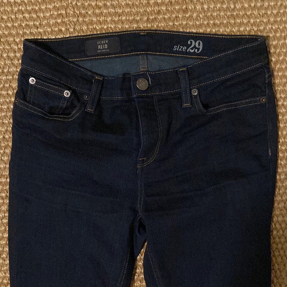 J Crew Reid straight leg jean dark - size 29 women’s